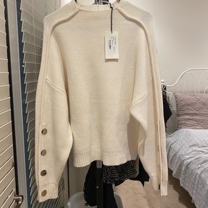 Ba&sh white sweater size M
